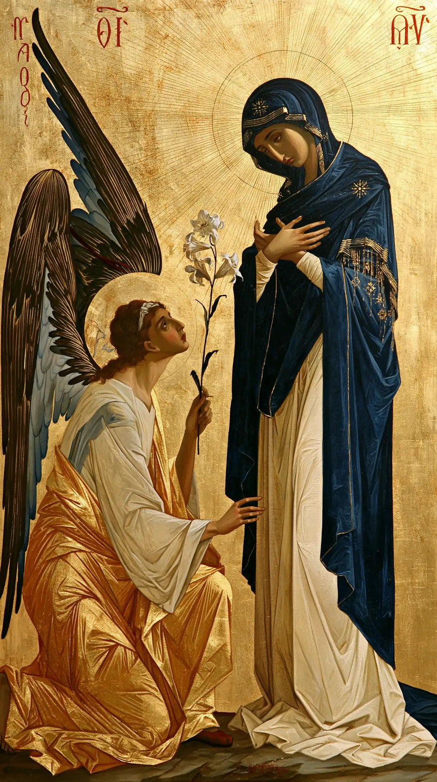 The Annunciation - Contemporary Byzantine · Portrait n° 4