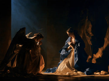 The Annunciation - Midnight Blue Chiaroscuro · Landscape n° 10
