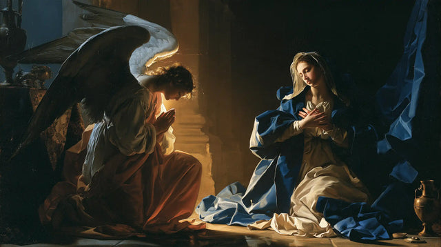 The Annunciation - Midnight Blue Chiaroscuro · Landscape n° 15
