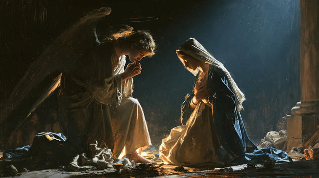 The Annunciation - Midnight Blue Chiaroscuro · Landscape n° 20
