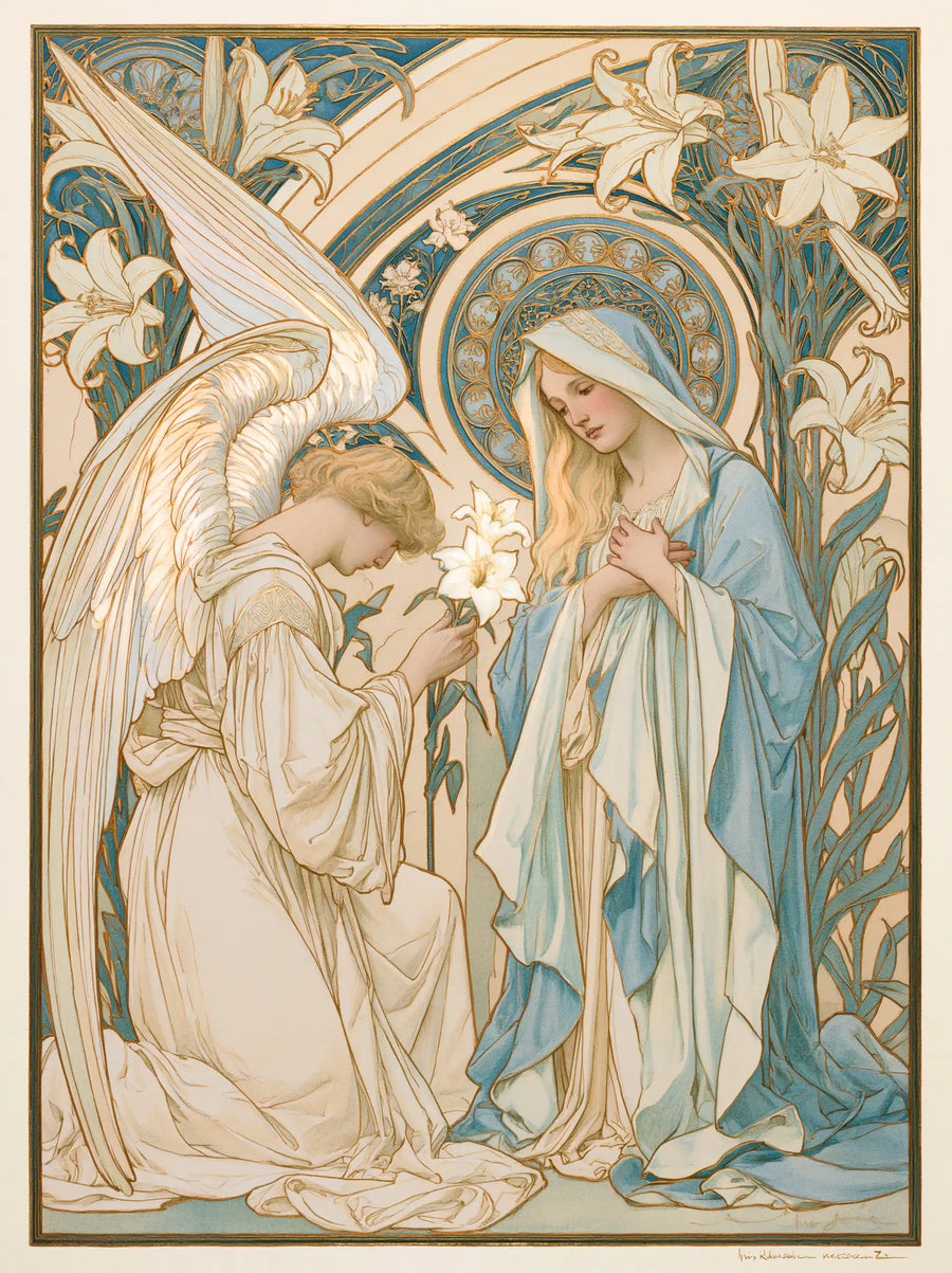 The Annunciation - Sacred Art Nouveau · Portrait n° 11