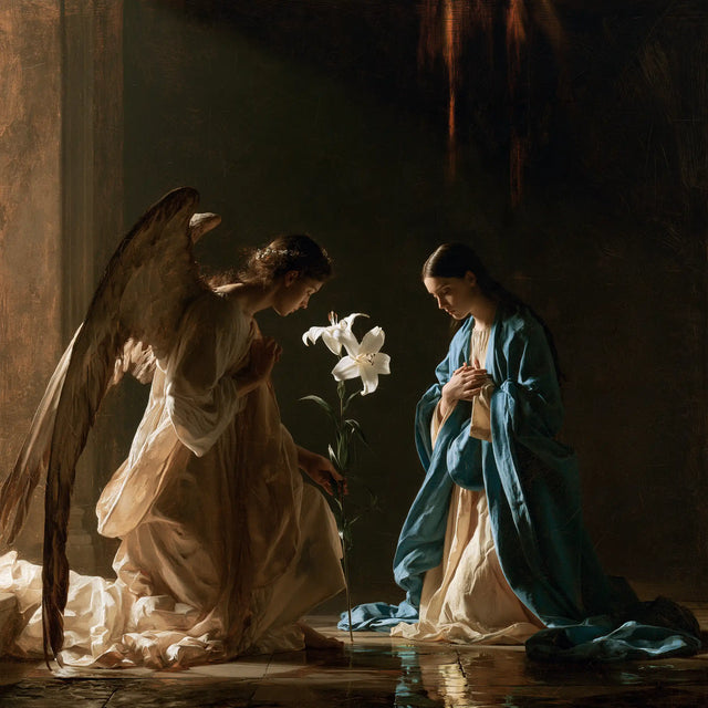 The Annunciation - The White Lily as Symbol · Square n° 1