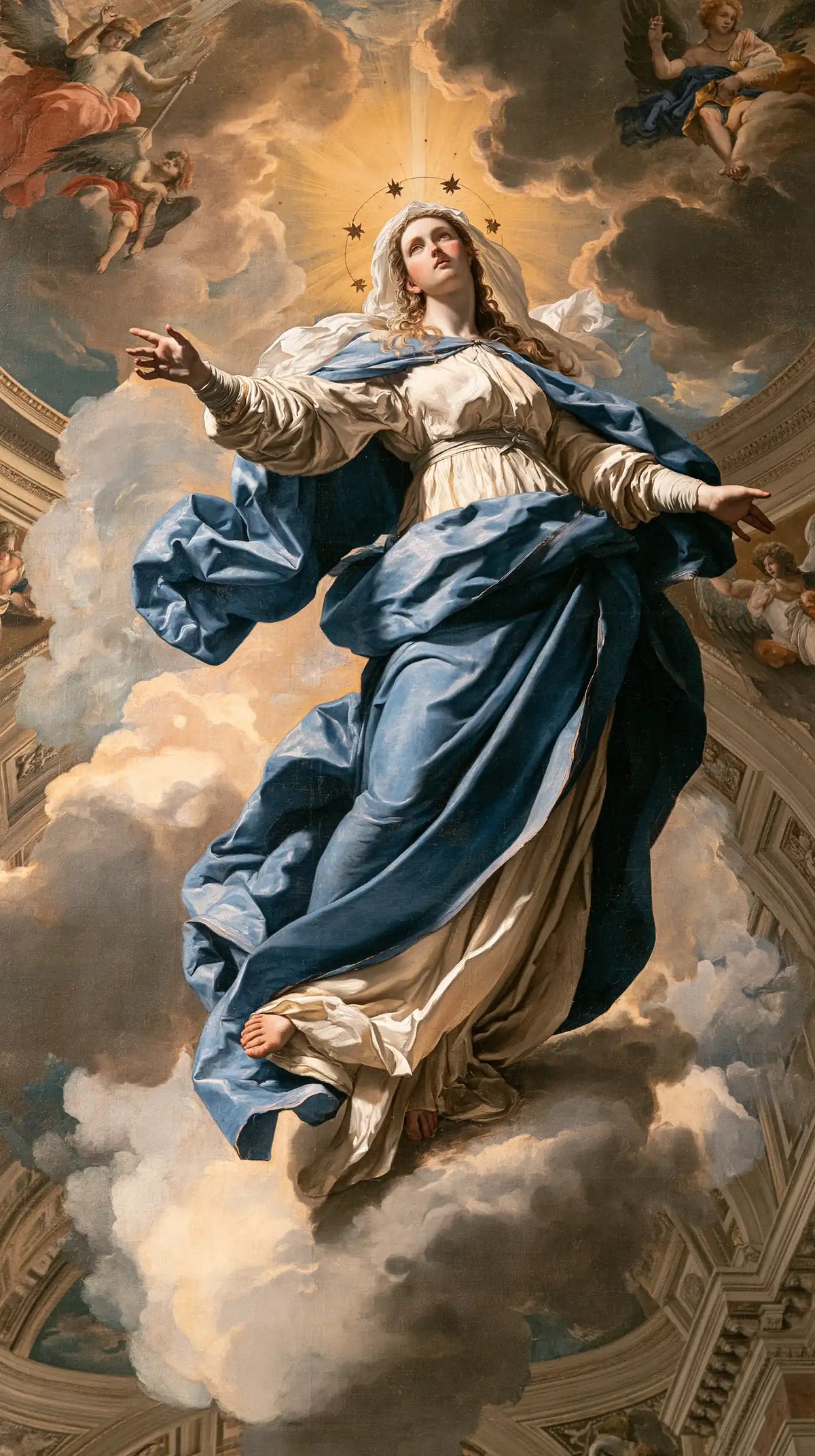 The Assumption of Mary — Flight Along the Cornices