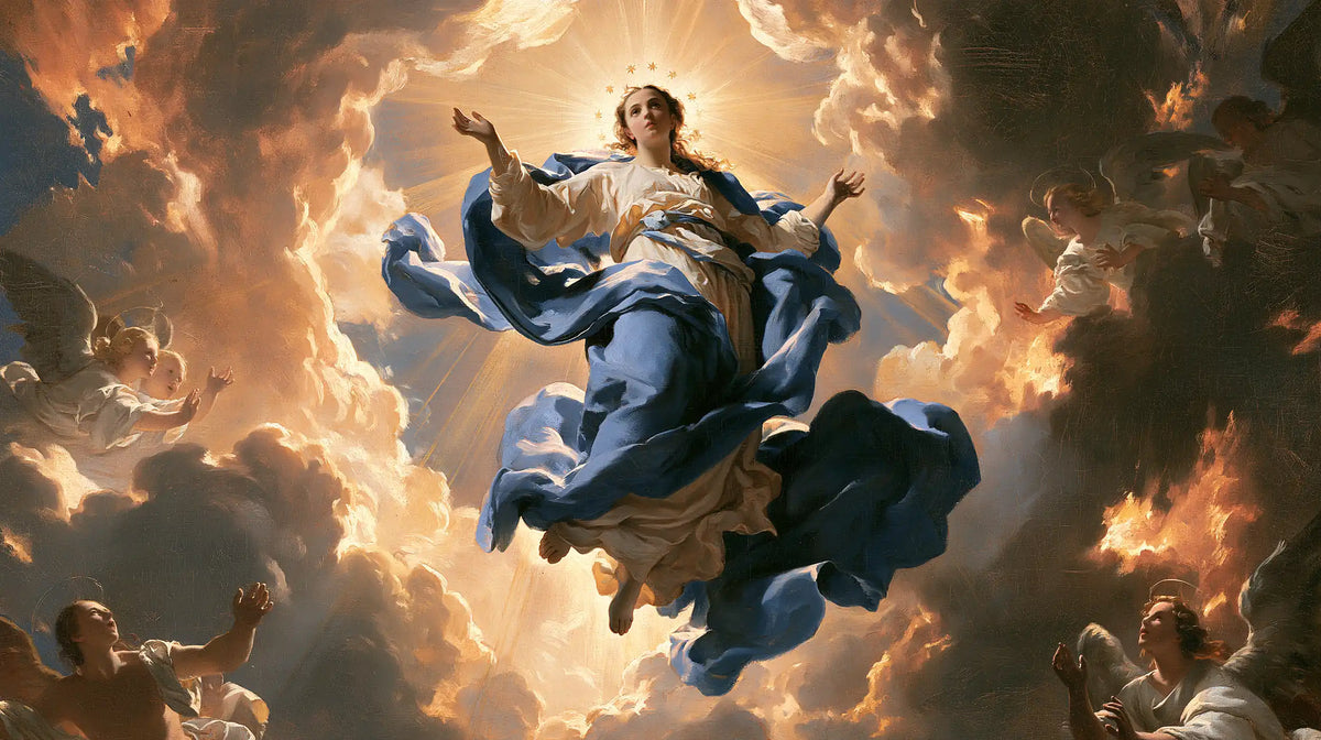 The Assumption of Mary — The Blue Wave Beside the Sun