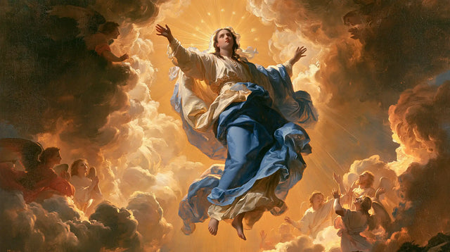The Assumption of Mary — Ecstasy in the Copper Sky