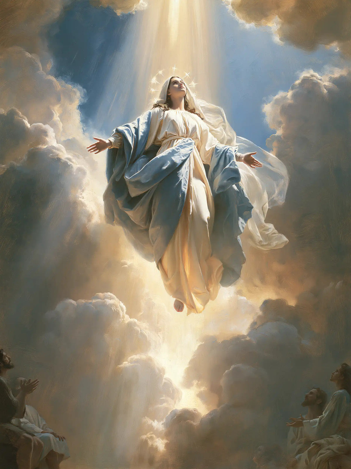 The Assumption of Mary — Light Above Suspended Feet