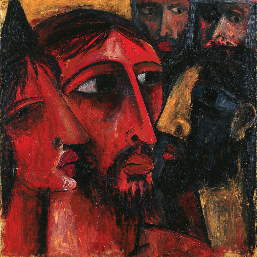 Het verraad van Judas - Expressionist · Carré n° 2 - Christelijke kunst