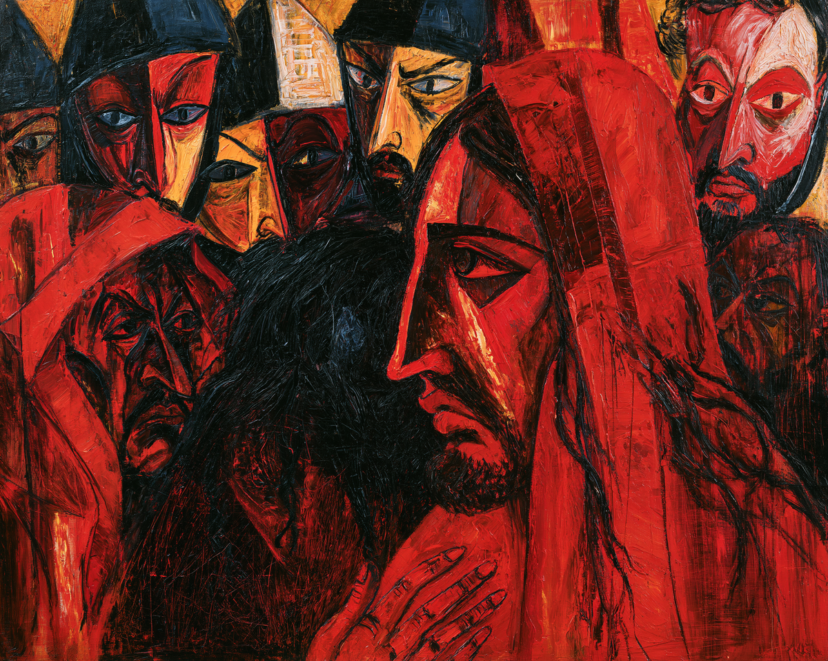 Het verraad van Judas - Expressionistisch · Landschap n° 4 - Christelijke kunst