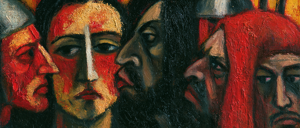 Het verraad van Judas - Expressionistisch · Landschap n° 8 - Christelijke kunst