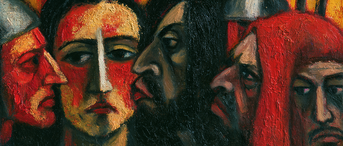 Het verraad van Judas - Expressionistisch · Landschap n° 8 - Christelijke kunst
