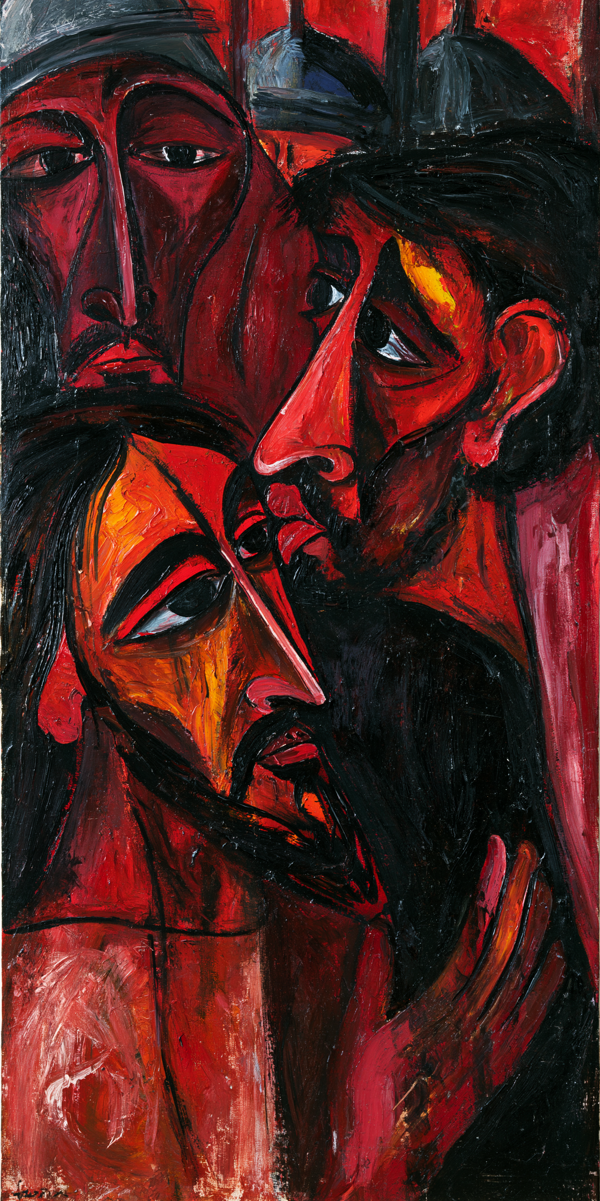 Het verraad van Judas - Expressionistisch · Portret n° 3 - Christelijke kunst