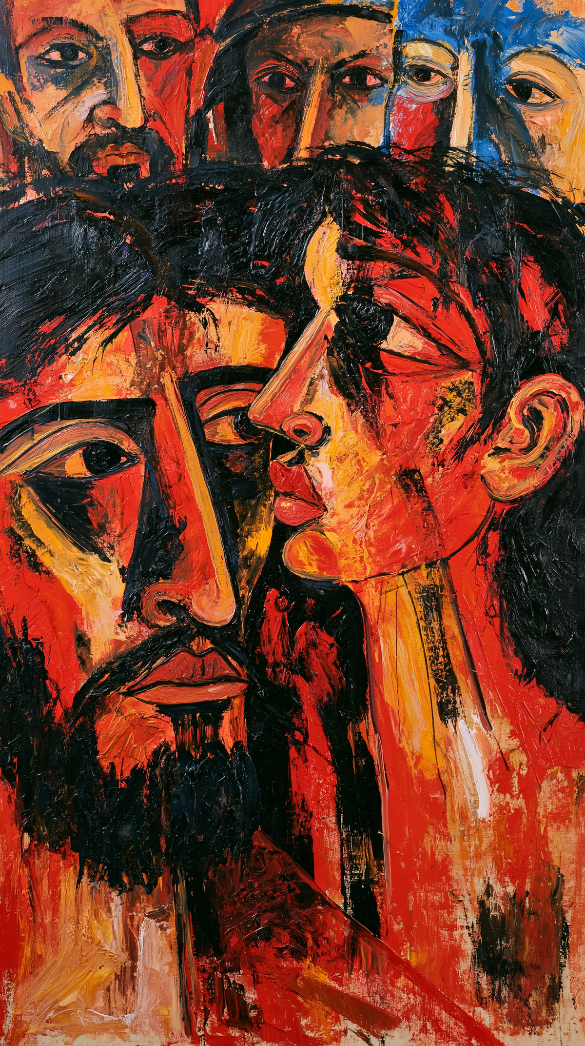 Het verraad van Judas - Expressionistisch · Portret n° 5 - Christelijke kunst