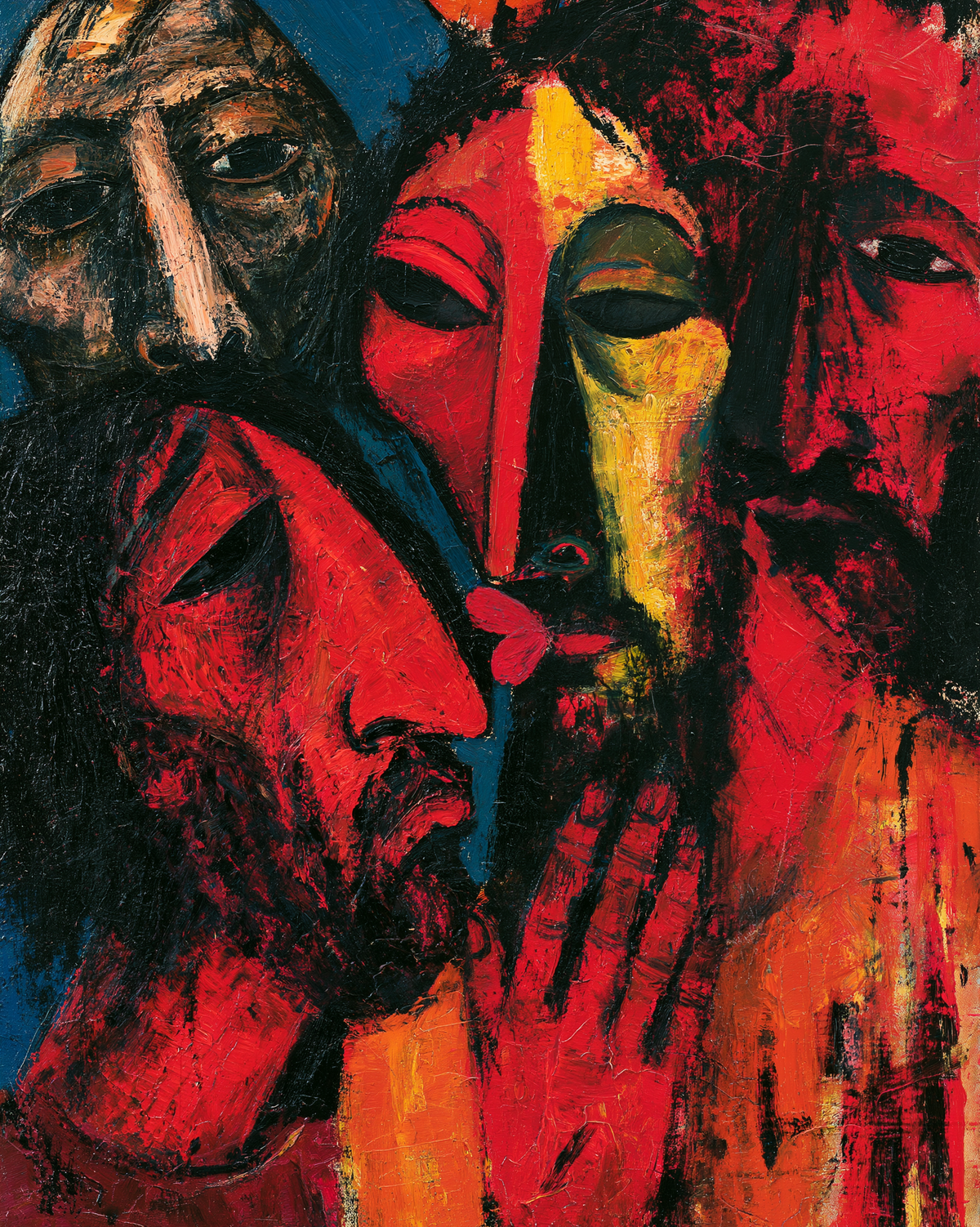 Het verraad van Judas - Expressionistisch · Portret n° 11 - Christelijke kunst