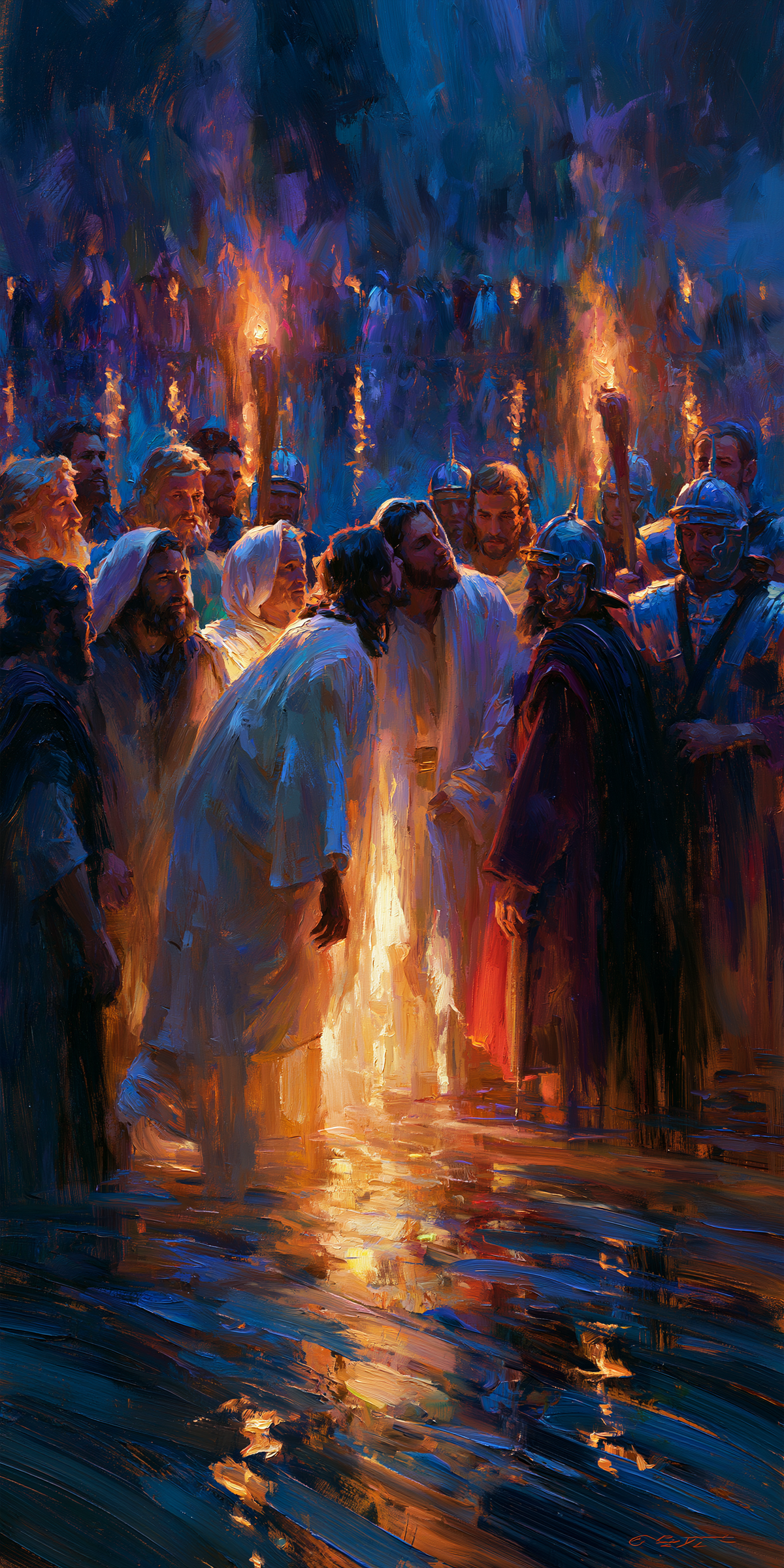 Het verraad van Judas - Impressionistisch · Portret n° 1 - Christelijke kunst