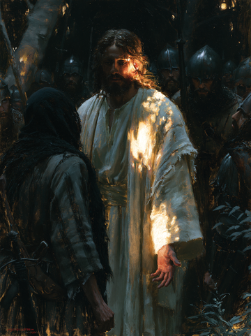 Het verraad van Judas - Goddelijk licht · Portret n° 3
