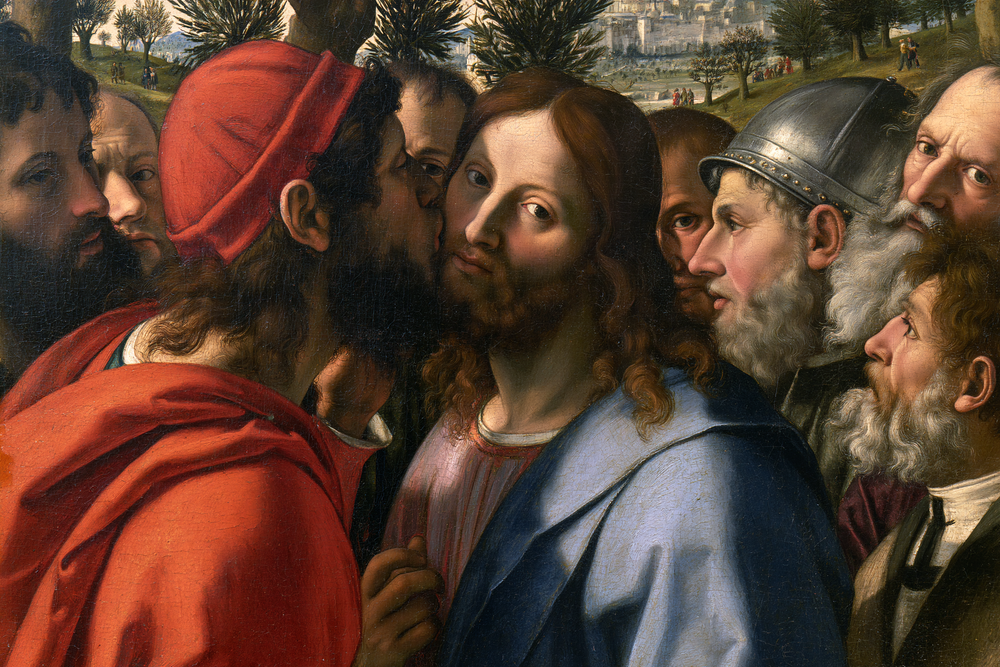 Het verraad van Judas - Florentijnse Renaissance · Landschap n° 5 - Christelijke kunst