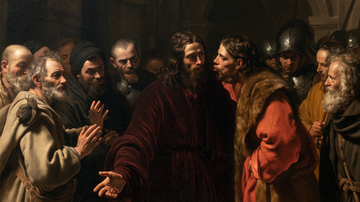 Het verraad van Judas - Rood van opoffering · Landschap n° 5