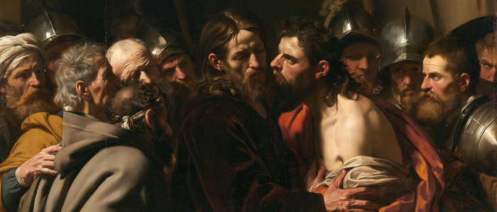 Het verraad van Judas - Rood van opoffering · Landschap n° 6