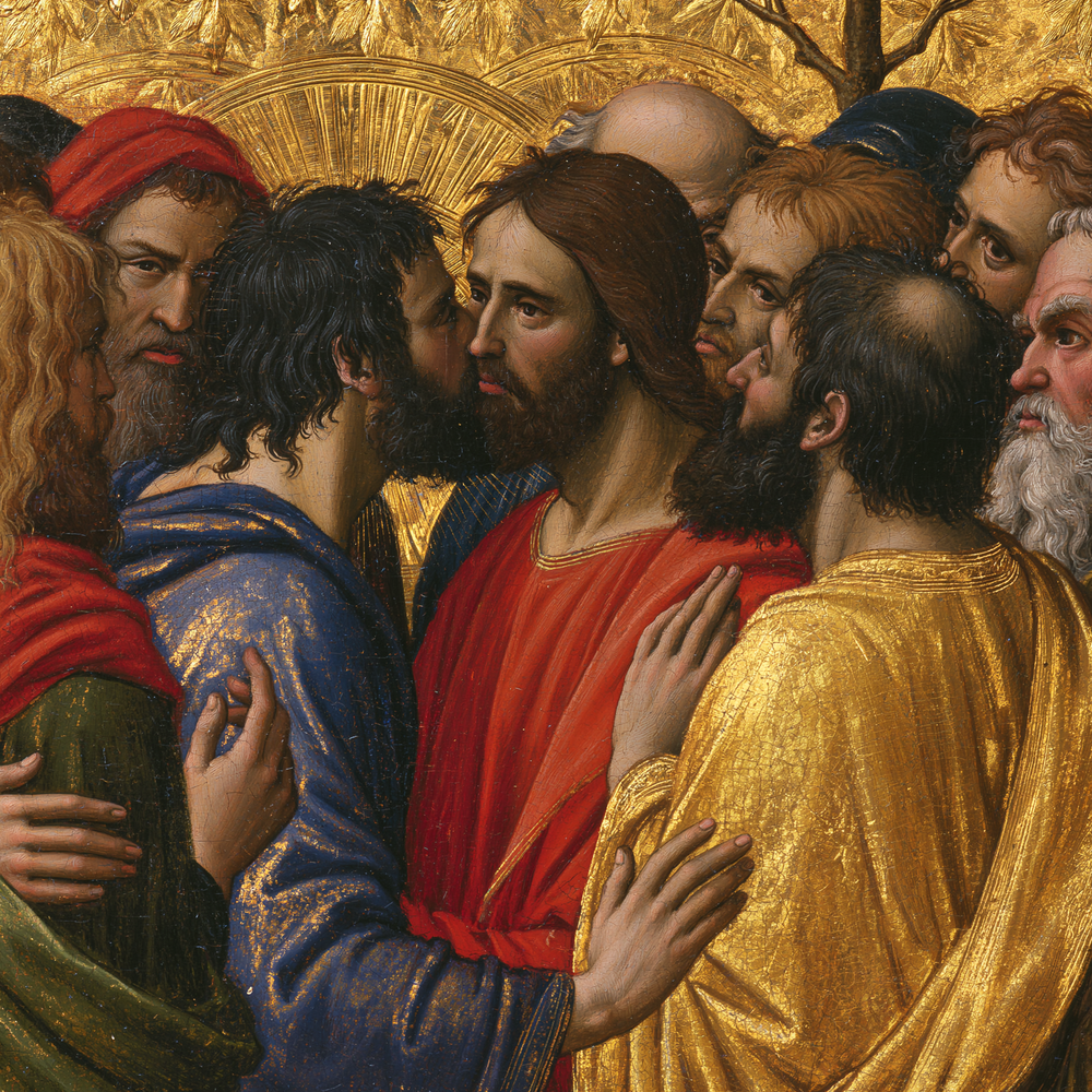 Het verraad van Judas - Heilig goud · Vierkant n° 1 - Christelijke kunst