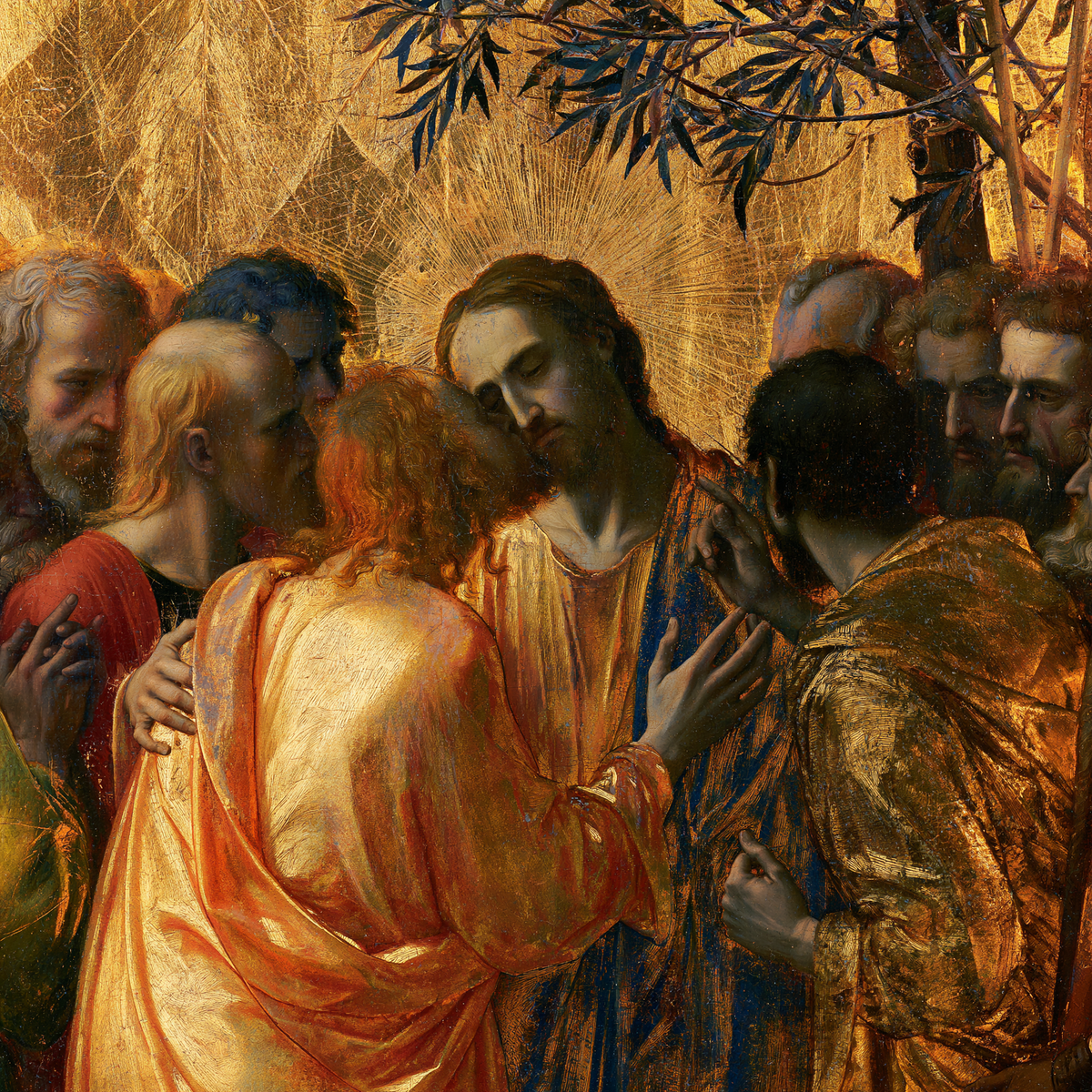 Het verraad van Judas - Heilig goud · Vierkant n° 2 - Christelijke kunst