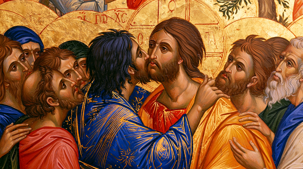 Het verraad van Judas - Heilige Gouden · Landschap n° 7 - Christelijke kunst