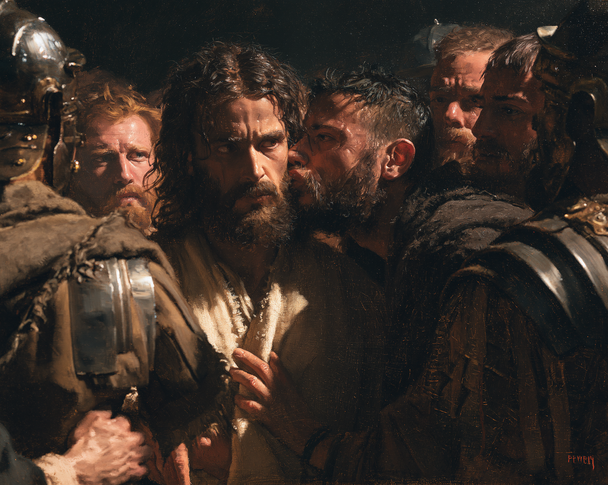 Het verraad van Judas - Heilige stilte · Landschap n° 2 - Christelijke kunst