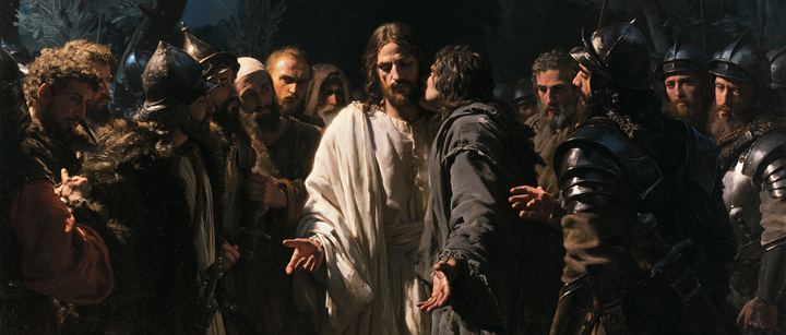 The Betrayal of Judas — Pale Palms Before the Guards