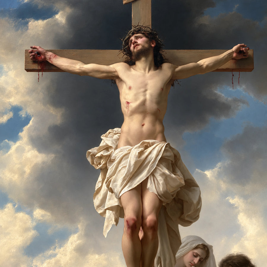 The Crucifixion – Classical Vigil Under Stormy Skies