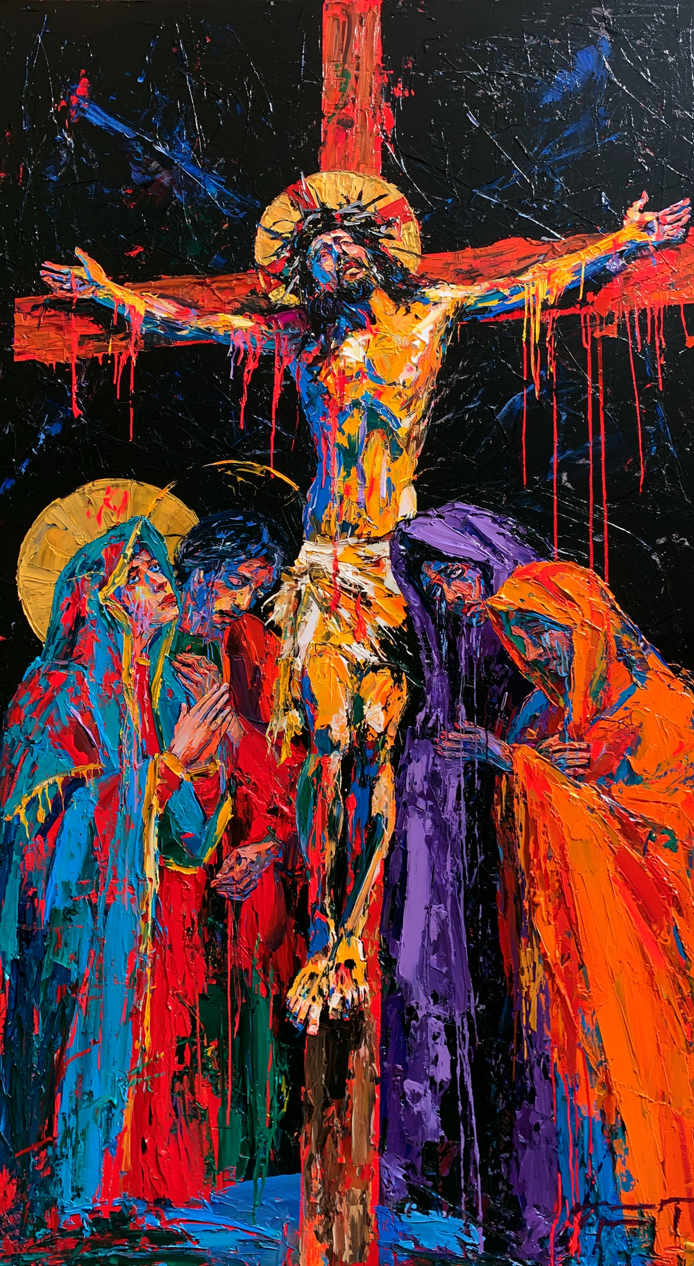 De kruisiging - Expressionistisch · Portret n° 7 - Christelijke kunst