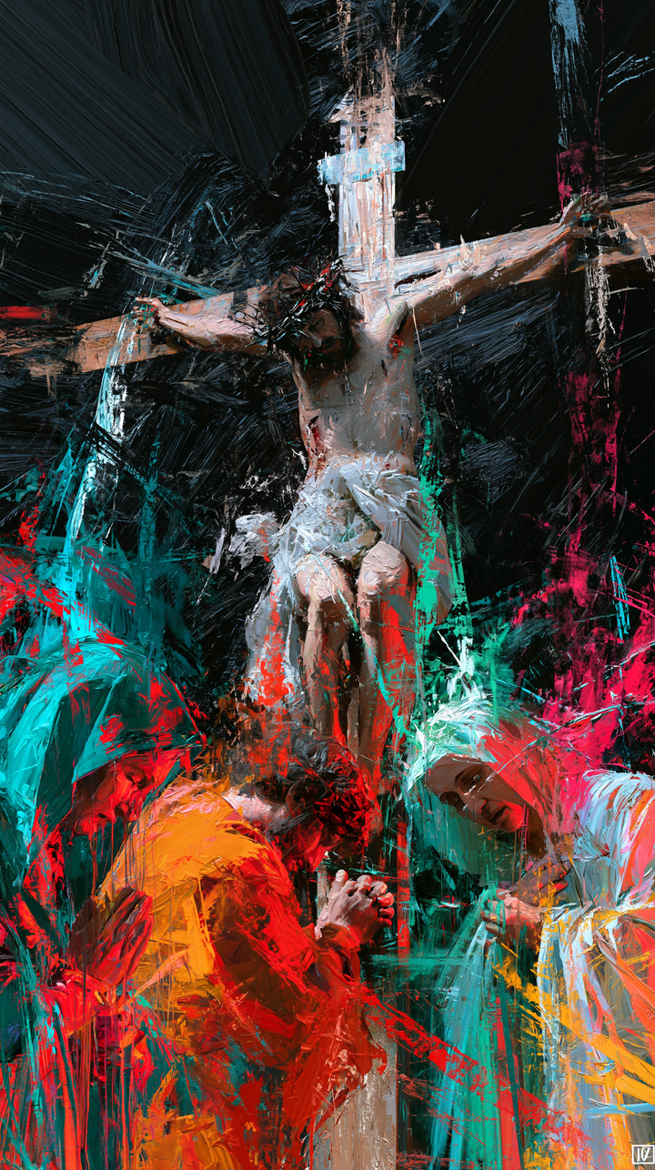 De kruisiging - Expressionist · Portret n° 10