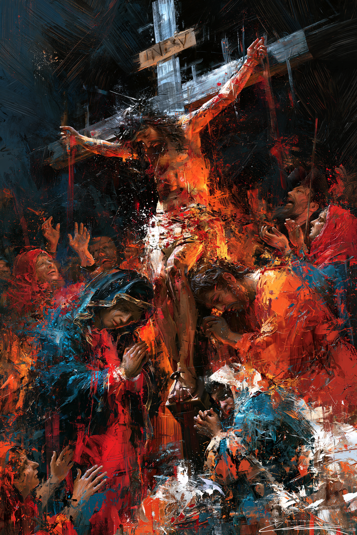 De kruisiging - Expressionist · Portret n° 15