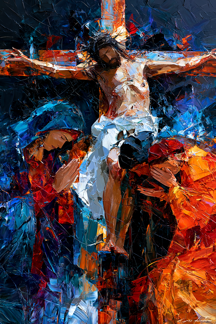 De kruisiging - Expressionist · Portret n° 16