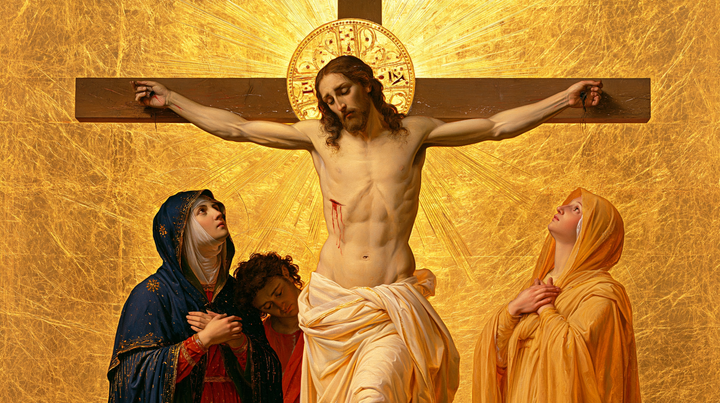 The Crucifixion - Sacred Gold · Landscape n° 3