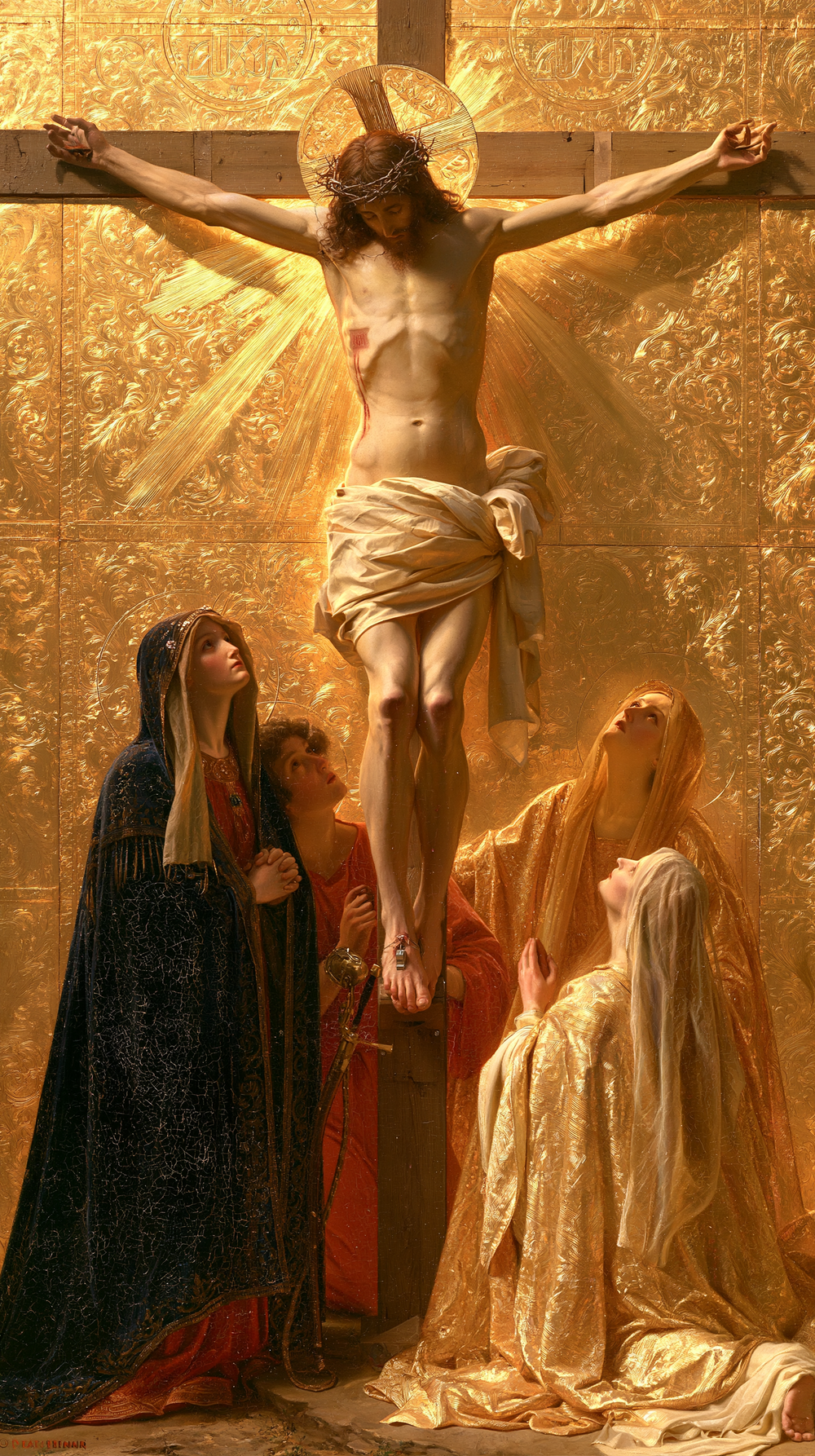 De kruisiging - Heilige Gouden · Portret n° 5 - Christelijke kunst