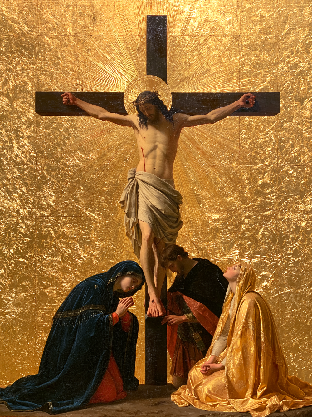 De kruisiging - Heilige Gouden · Portret n° 6 - Christelijke kunst
