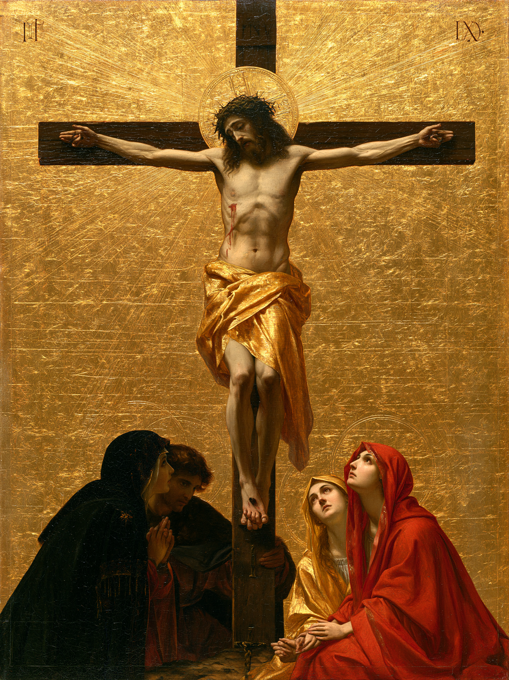 De kruisiging - Heilige Gouden · Portret n° 7 - Christelijke kunst