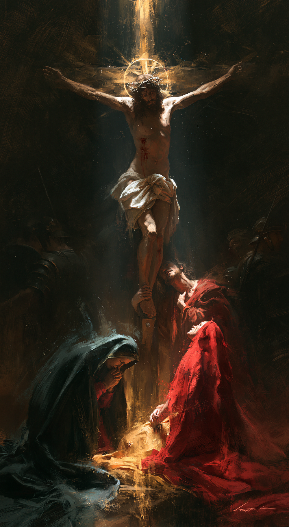De kruisiging - Heilige stilte · Portret n° 5 - Christelijke kunst