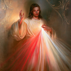Divine Mercy Jesus — The Spring of Blades of Light