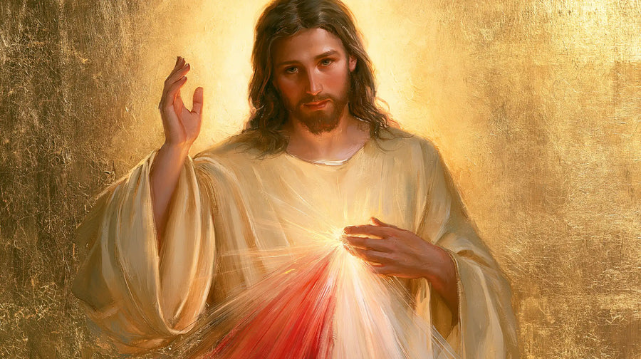 Divine Mercy Jesus - Sacred Gold · Landscape n° 5