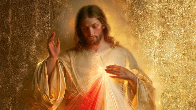 Divine Mercy Jesus — Recollection Upon Living Gold