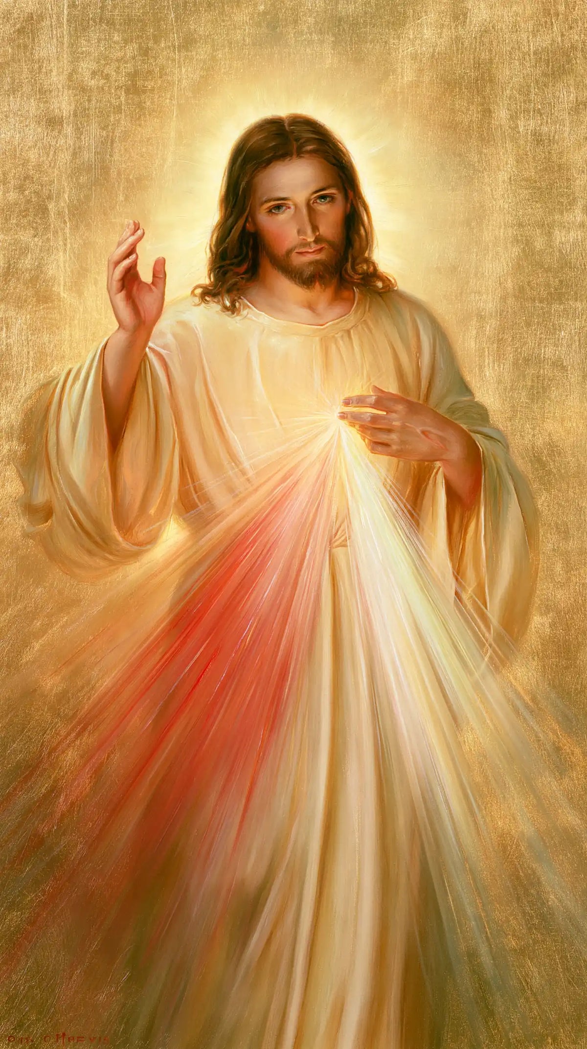 Divine Mercy Jesus — Dawn at the Sleeve’s Edge