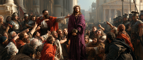 Ecce Homo - Explosie van beweging · Landschap n° 18 - Christelijke kunst