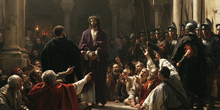Ecce Homo — Silence Before the Back of the Cloak