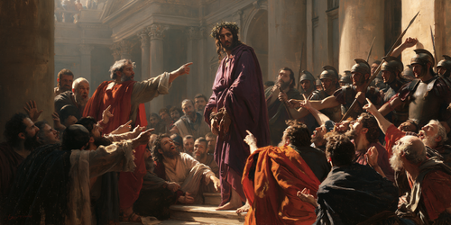 Ecce Homo - Explosie van beweging · Landschap n° 24 - Christelijke kunst