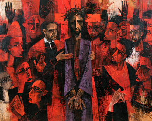 Ecce Homo - Expressionist · Landschap n° 5 - Christelijke kunst
