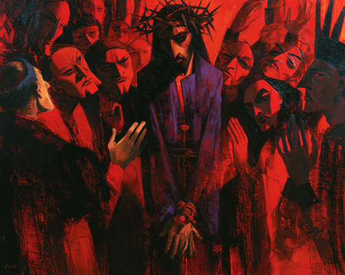 Ecce Homo - Expressionist · Landschap n° 6 - Christelijke kunst