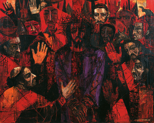 Ecce Homo - Expressionist · Landschap n° 7 - Christelijke kunst