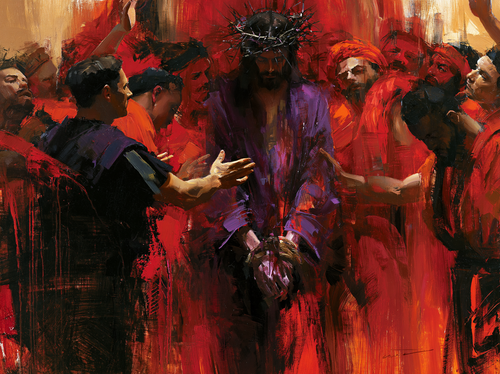 Ecce Homo - Expressionist · Landschap n° 9 - Christelijke kunst