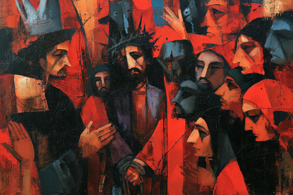 Ecce Homo - Expressionist · Landschap n° 12 - Christelijke kunst
