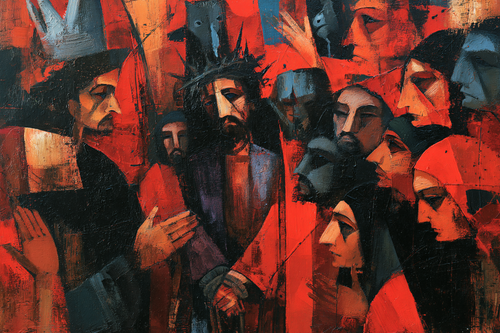 Ecce Homo - Expressionist · Landschap n° 12 - Christelijke kunst